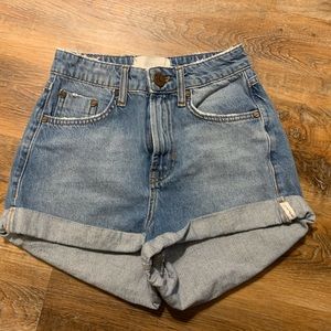 One Teaspoon High Rise Denim Short